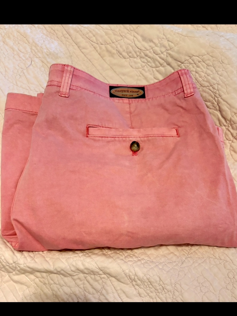 Vineyard Vines Weathered Pink Chino shorts